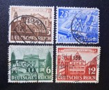 Germania Reich-ul German 1941 T&acirc;rgul de Primăvară de la Leipzig 4v Serie Completă Ștampilată - A0040