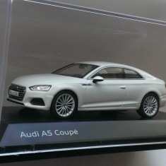 Macheta Audi A5 Coupe MK2 2016 alb - Spark 1/43