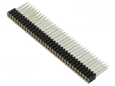 Soclu pini 68 THT 2x34 2,54mm foto