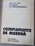 Complemente de algebra - Ion D. Ion