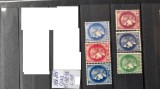 1938-1941-Franta-Ceres YT372-376-MNH, Nestampilat