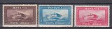 ROMANIA 1928 LP 80 a POSTA AERIANA C. RAIU FILIGRAN ORIZONTAL GUMA ORIGINALA SERIE SARNIERA