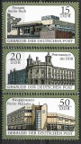 B0667 - Germania DDR 1988 - Arhitectura 3v. neuzat,perfecta stare, Nestampilat