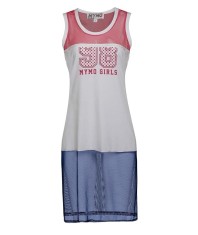 Top fara maneci pentru femei Libbi, alb rosu albastru, marime M - OUTLET