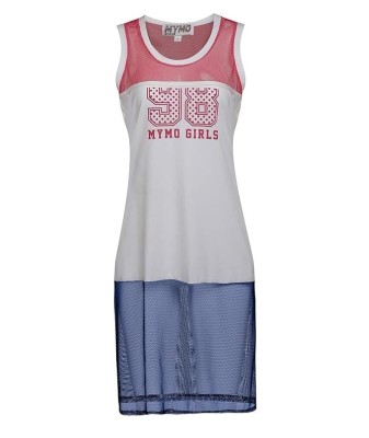 Top fara maneci pentru femei Libbi, alb rosu albastru, marime M - OUTLET foto