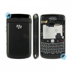 BlackBerry 9700, 9780 Bold Housing Chrome Black Piesă de schimb