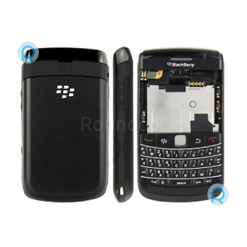 BlackBerry 9700, 9780 Bold Housing Chrome Black Piesă de schimb foto