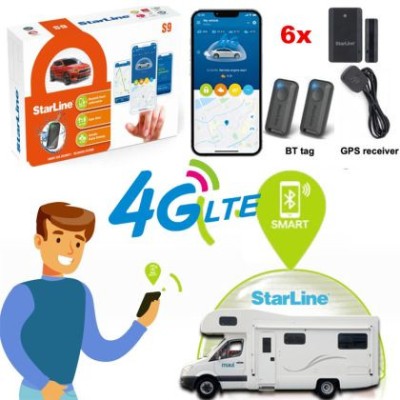Alarma auto online Starline CAMPER Premium Security 6, GPS GSM 4G, integrare CAN-OEM, Functie control clima Truma, 2xSIM, Bluetooth CarStore Technolog foto