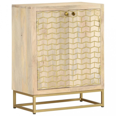 vidaXL Dulap cu 2 uși, 55x30x70 cm, lemn masiv de mango 352039 foto