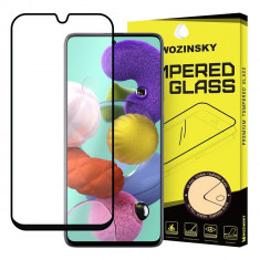 Folie de Sticla 5D Full Glue SAMSUNG Galaxy A51 (Negru) Case Friendly Wozinsky