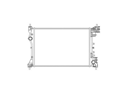 Radiator racire Alfa Romeo Mito (955), 08.2008-, motor 1.4, 57 kw, benzina, cutie manuala, cu/fara AC, 540x416x23 mm, aluminiu/plastic, foto