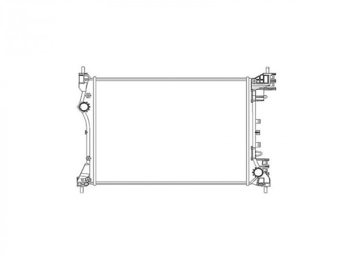 Radiator racire Alfa Romeo Mito (955), 08.2008-, motor 1.4, 57 kw, benzina, cutie manuala, cu/fara AC, 540x416x23 mm, aluminiu/plastic,