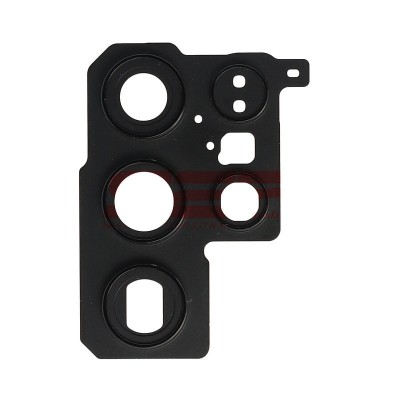 Geam camera cu Rama Samsung Galaxy S22 Ultra / S908 BLACK foto