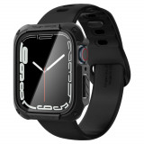 Husa Spigen Tough Armor pentru Apple Watch 7/8/9 (45 mm) Negru