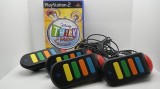 Set 4 Buzz Controller + Disney Think Fast - PlayStation PS2