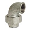 Cot Filetat 3/8, Fiting Fontă Maleabilă, 90 Grade, Etanșare Conică