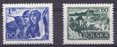 TSV % - 1954 MICHEL 866-867 POLONIA, MNH/** LUX foto