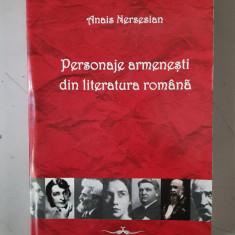 Anais Nersesian - Personaje armenesti din literatura romana