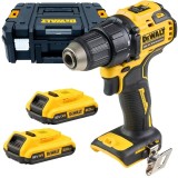 Dewalt DCD708D2T - Masina de gaurit si insurubat cu 2 acumulatori Li-Ion 18 V 2 Ah 65 Nm valiza speciala