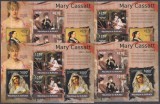 Cumpara ieftin DB1 Pictura Burundi Mary Cassat Impresionisti Americani 4 x MS MNH