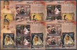 Cumpara ieftin DB1 Pictura Burundi Mary Cassat Impresionisti Americani 4 x MS MNH, Nestampilat