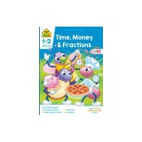 Time, Money &amp; Fractions 1-2 Deluxe Edition Workbook