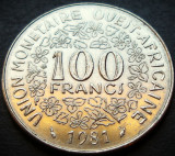 Cumpara ieftin Moneda exotica 100 FRANCI - AFRICA de VEST, anul 1981 * cod 4322 = excelenta