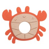 Jucarie bebe Inel de dentitie Crab, Moulin Roty