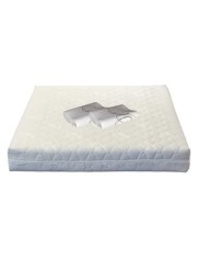 Set Saltea ortopedica, Jupiter Memory One 160x200x24cm, cu spuma poliuretanica, memory foam 4 cm, husa detasabila, tricot Silver Care, hipoalergenica,