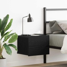 vidaXL Dulap de noapte Stejar negru 40 x 30 x 30 cm Lemn compozit 862459