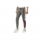 Cumpara ieftin Pantaloni Sport De Barbati Apero Gri Cu Rosu