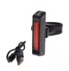 Stop Spate Bicicleta LED COB, 65 Lumeni, USB, 3 Moduri, Montare Rapida