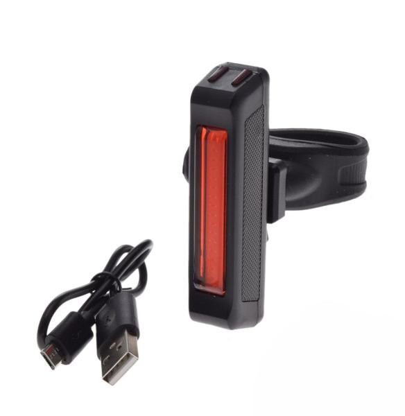 Stop spate biciclete, led Cob, incarcare USB, 65 lumeni Cod:AWR1304