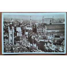 Carte postala, Londra, perioada interbelica