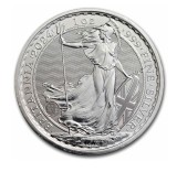 Marea Britanie 2024: Britannia, 2 Lire, 1 oz Argint - Moneda Argint UNC