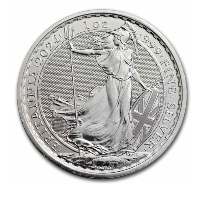 Marea Britanie 2024 &ndash; 2 lire - Britannia - 1 OZ - Argint moneda