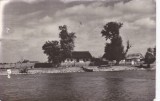 AMS - ILUSTRATA 1235, CASE PESCARESTI IN DELTA DUNARII LA CRISAN, ANUL 1958, cu perforari