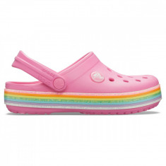 Sabo?i Fete casual Crocs Crocband Rainbow Glitter Clog foto