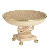 Cumpara ieftin Fructiera din rasina Pink Golden 20 cm x 13 cm, Inart