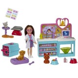 Set de joaca Barbie Chelsea Can Be, Clinica veterinara, Mattel