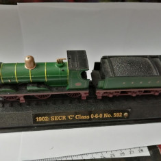 bnk jc Locomotiva 1902 SECR C Class - model static - scara OO