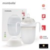 Biberon Anticolici Mombella Breast-Like, 300ml, Tetina 360&Atilde;&sbquo;&Acirc;&deg; XL Flux Consistent, 100% Silicon, Ivory
