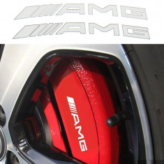 Set 6 Stickere AMG pentru etriere Mercedes, culoare gri