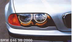 SET LUPE FARURI 2,5 INCH + ORNAMENTE STANDARD BMW E46 98-2000 - SLF243 foto