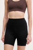 Rossignol pantaloni scurti Sapa femei, culoarea negru, neted, high waist, RLNWP18