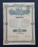 Actiune 1926 Banca Oituzul , titlu de 5 actiuni la purtator , Bacau