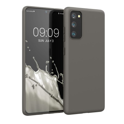 Husa Kwmobile pentru Samsung Galaxy S20 FE, Gri, Silicon, 53604.155 foto