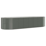 Cumpara ieftin Strat inaltat gradina 322x100x68 cm otel galvanizat