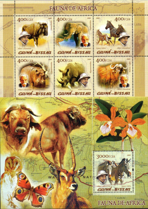 Guineea Bissau 2005, Fauna, serie neuzată, MNH