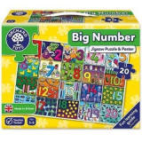 Cumpara ieftin Puzzle de podea Invata numerele (de la 1 la 20) BIG NUMBER JIGSAW, orchard toys